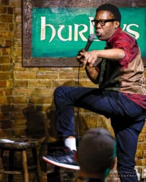 Ad for the world's smallest comedy night